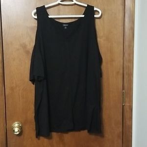 Torrid Black Cold Shoulder Top